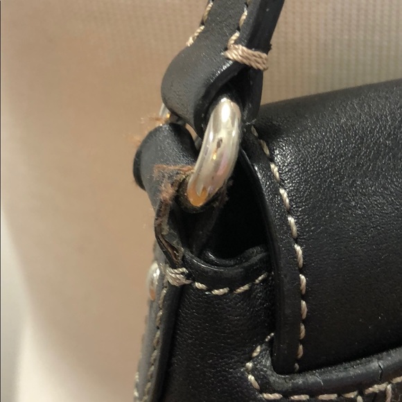 EUC Black Cole Haan small, leather hobo bag - Picture 5 of 8